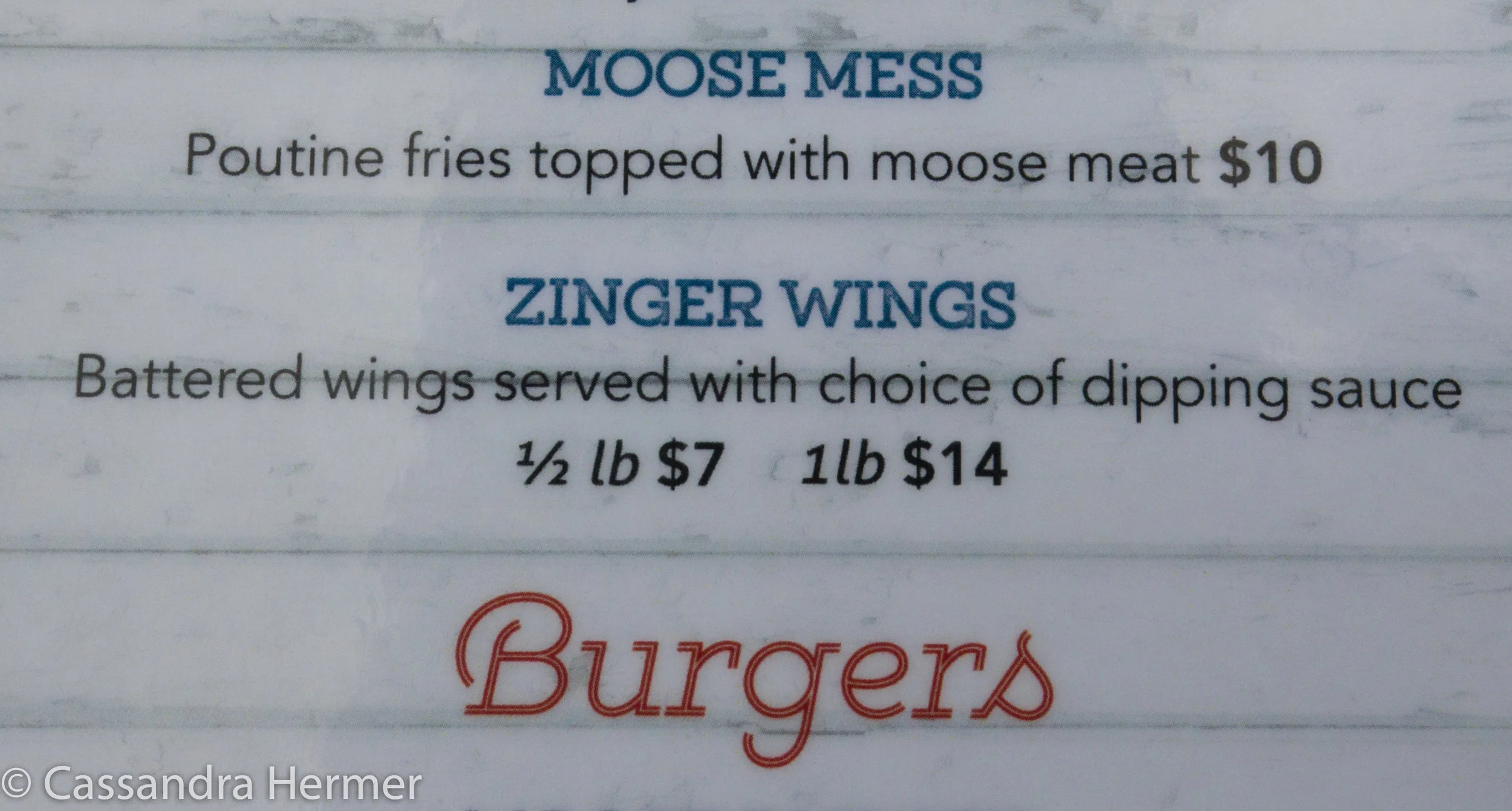  This must be one of the reasons I lost two pounds on our vacation!! (Poutine is french fries covered with gravy and than melted cheese added on top) 