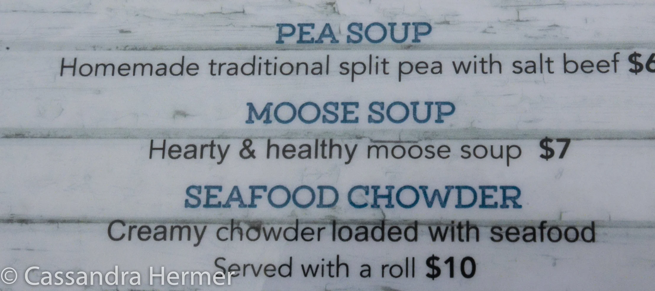  Ok, draw the line on anything with moose!! And don’t forget you can also get a moose burger!!! 