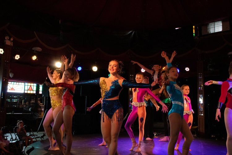 CircArts students performing on stage