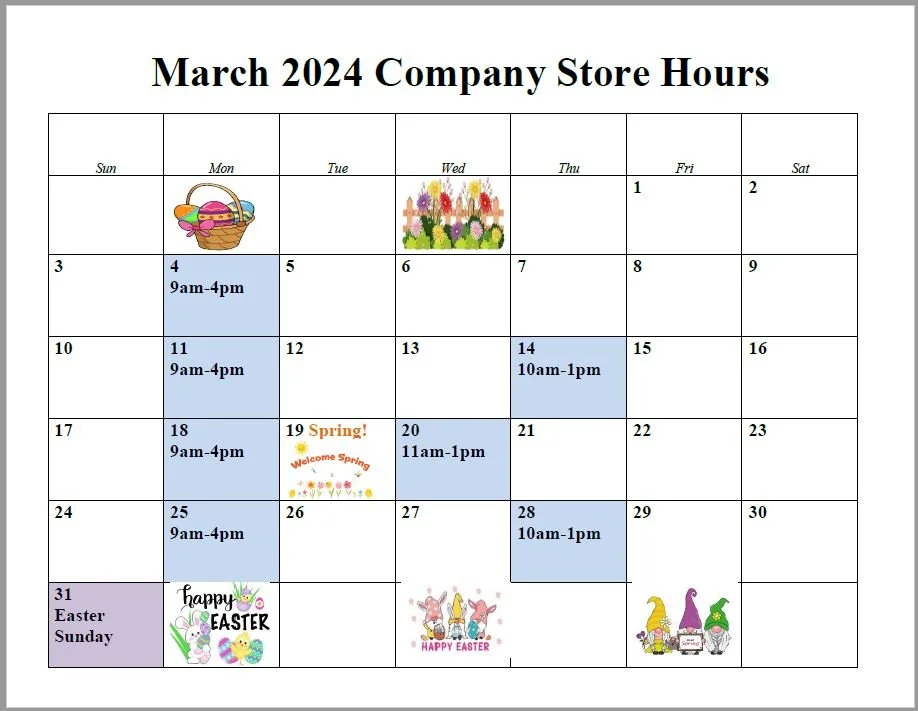 Store Hours
