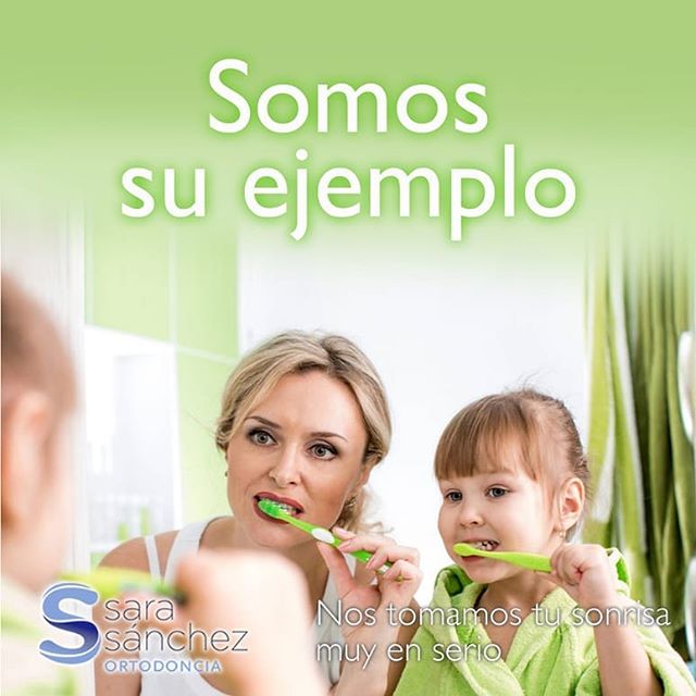 Porque somos su ejemplo m&aacute;s directo, seamos el mejor ejemplo. No olvid&eacute;is que los ni&ntilde;os repiten lo que ven. Vamos a ense&ntilde;arles la importancia de la higiene buco dental, desde peque&ntilde;os!!!
#nostomamostusonrisamuyenser