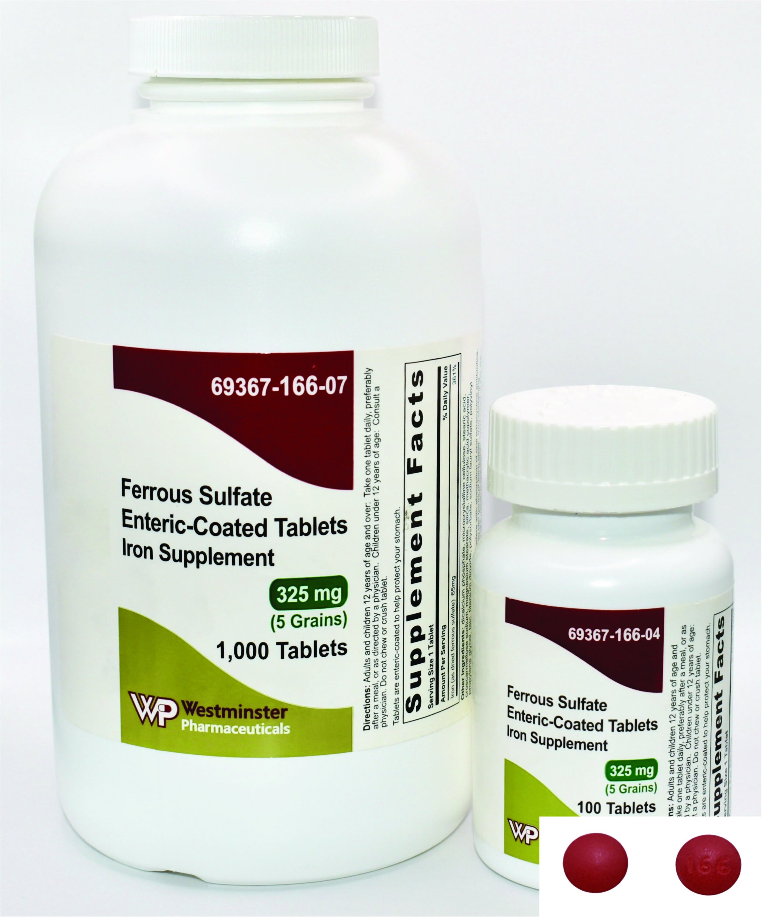 Ferrous Sulfate EntericCoated Tablets — Westminster Pharmaceuticals