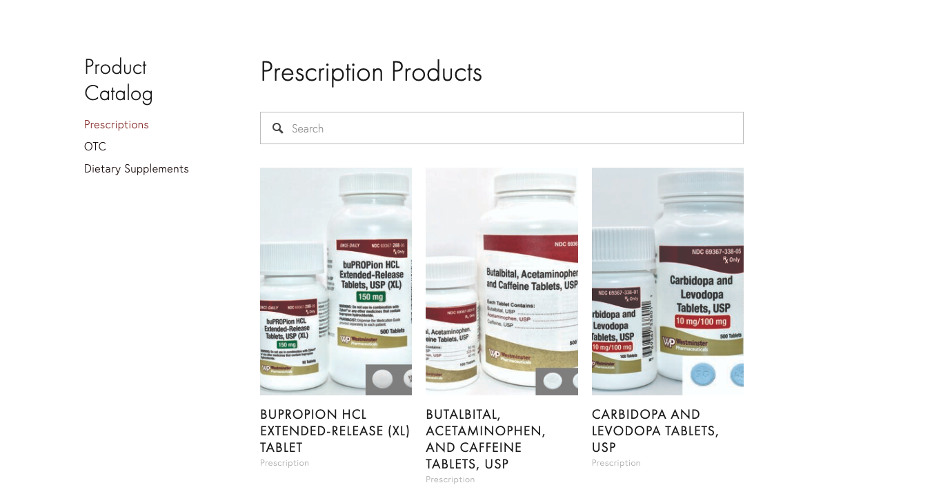 News — Westminster Pharmaceuticals