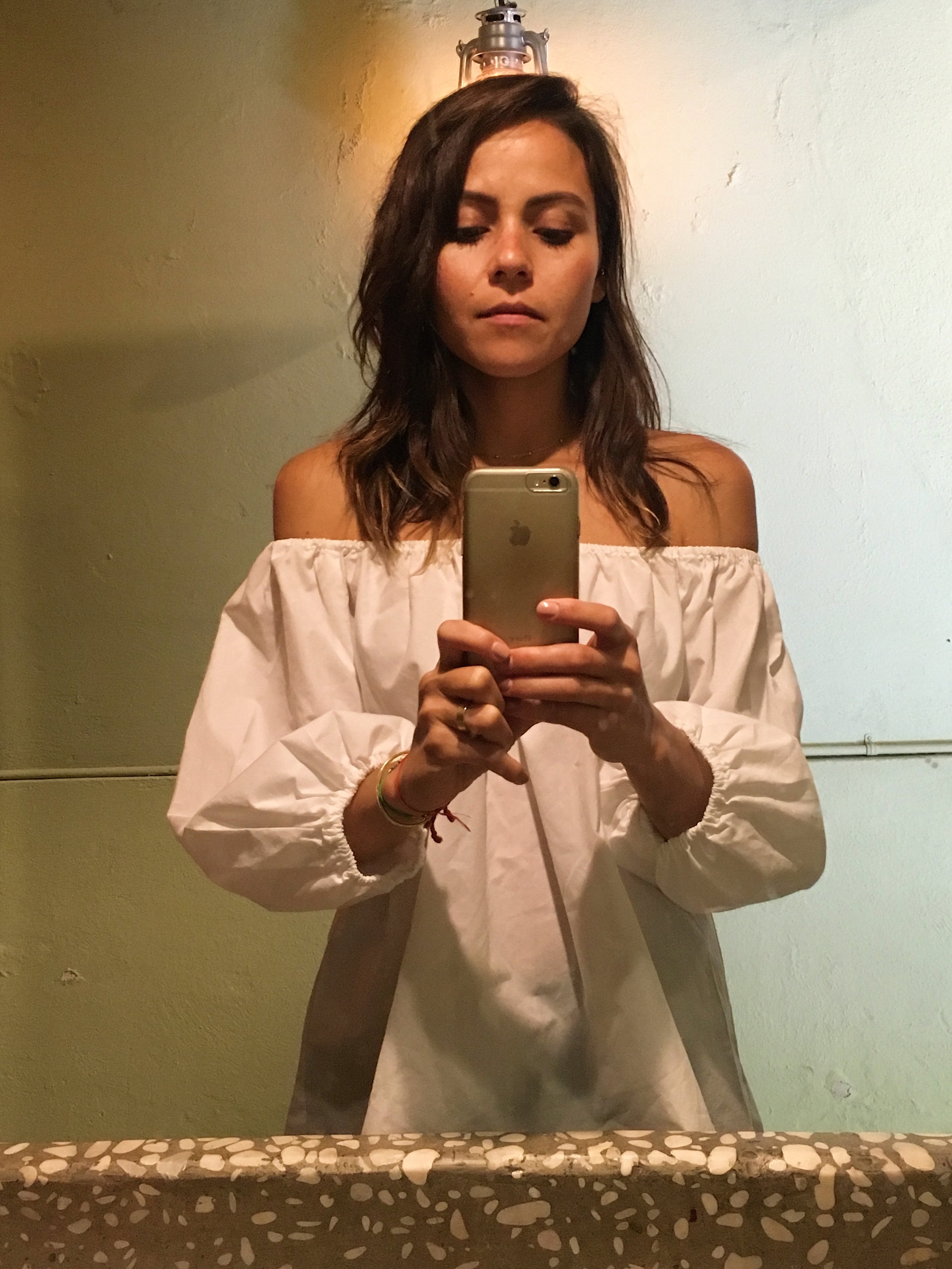 Classic - bathroom selfie.