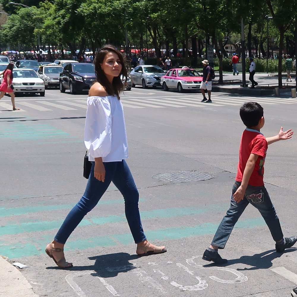  On the way to Bellas Artes. 