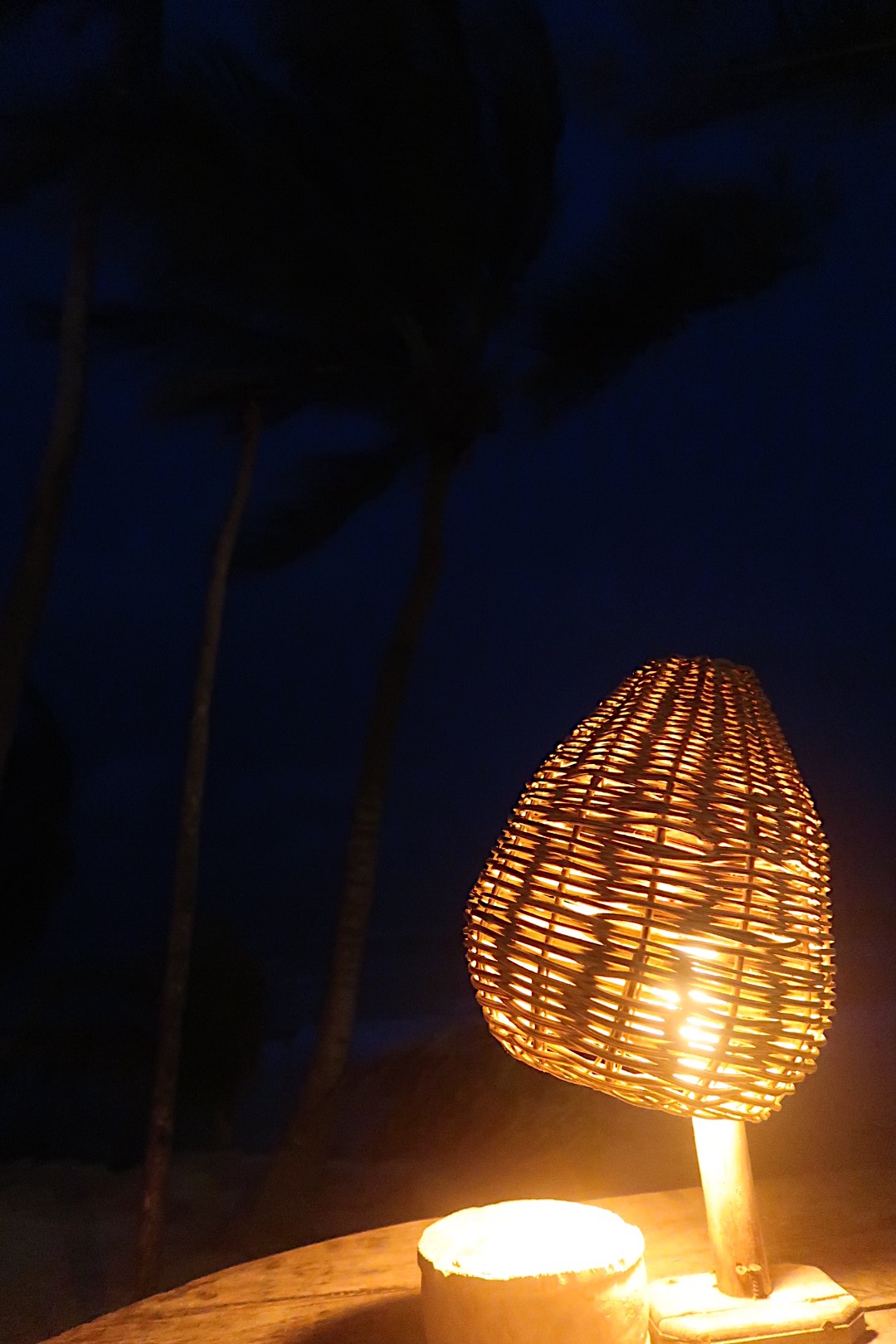  This beach bar was literally a few yards away from the water - it was so dark and windy that night and you can't really see the ocean in the photo but it's there - lol.&nbsp; 