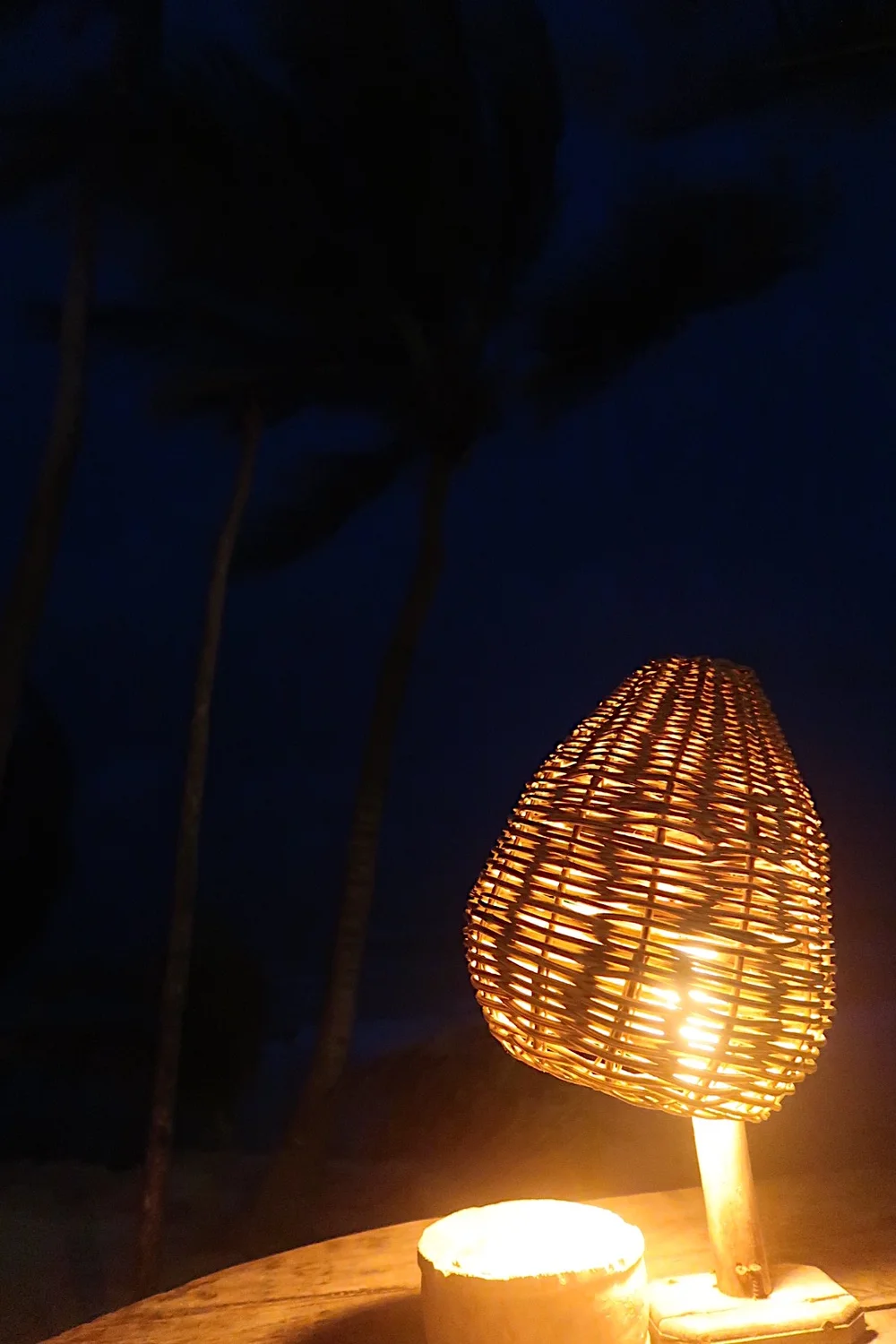  This beach bar was literally a few yards away from the water - it was so dark and windy that night and you can't really see the ocean in the photo but it's there - lol.&nbsp; 