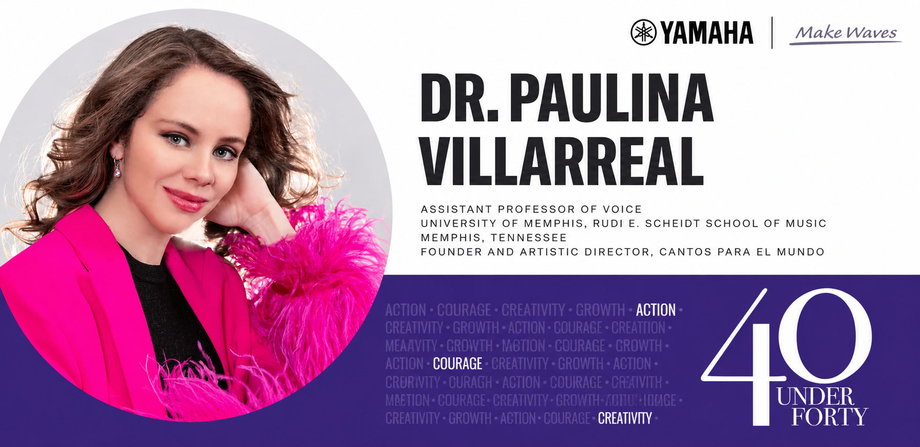 Paulina Villarreal Named to Yamaha’s 2024 “40 Under 40”