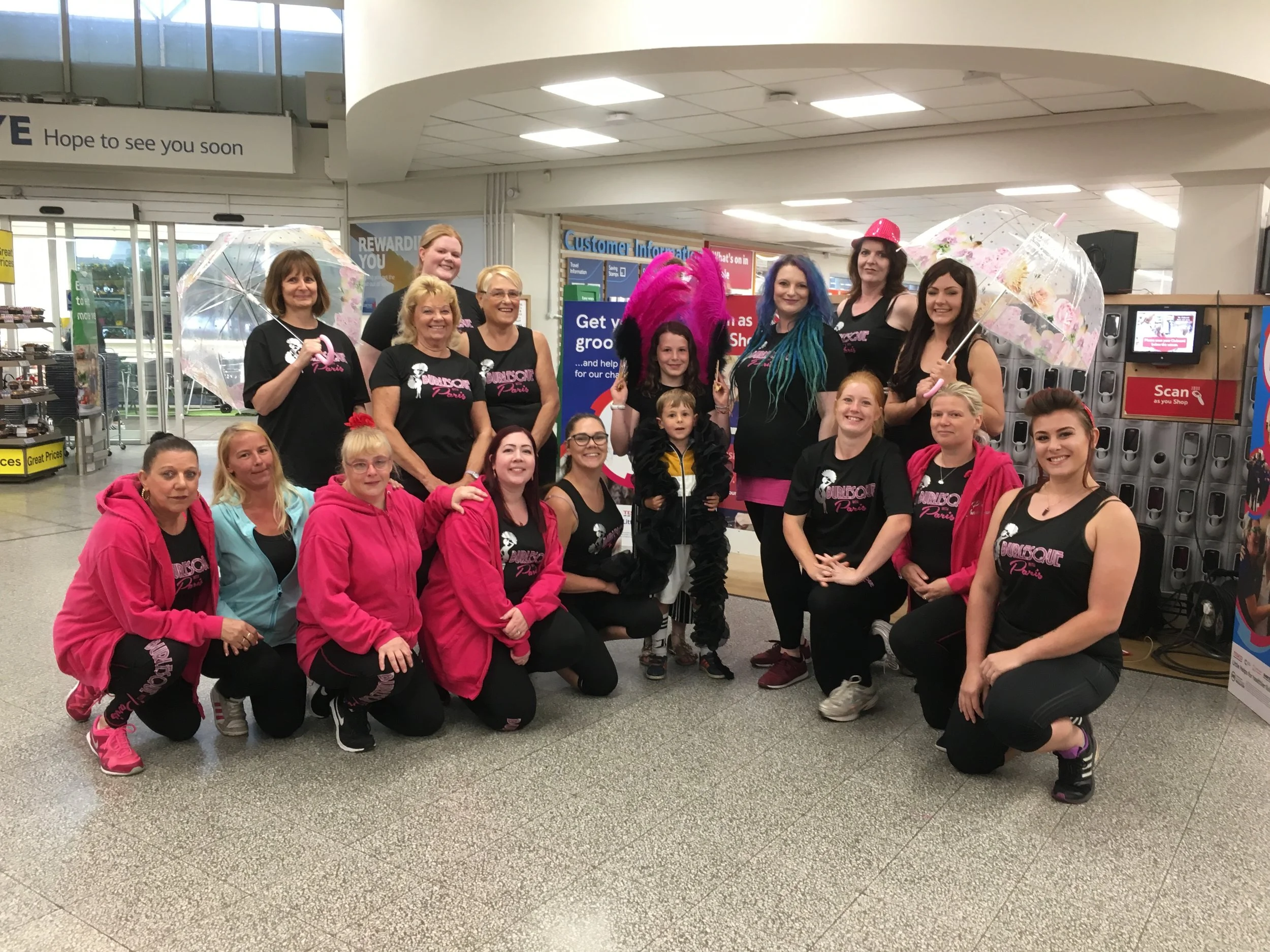 Tesco Dance Beats Charity Event - Paris Chantilly and Her Burlesque Queens - 19th July 2019