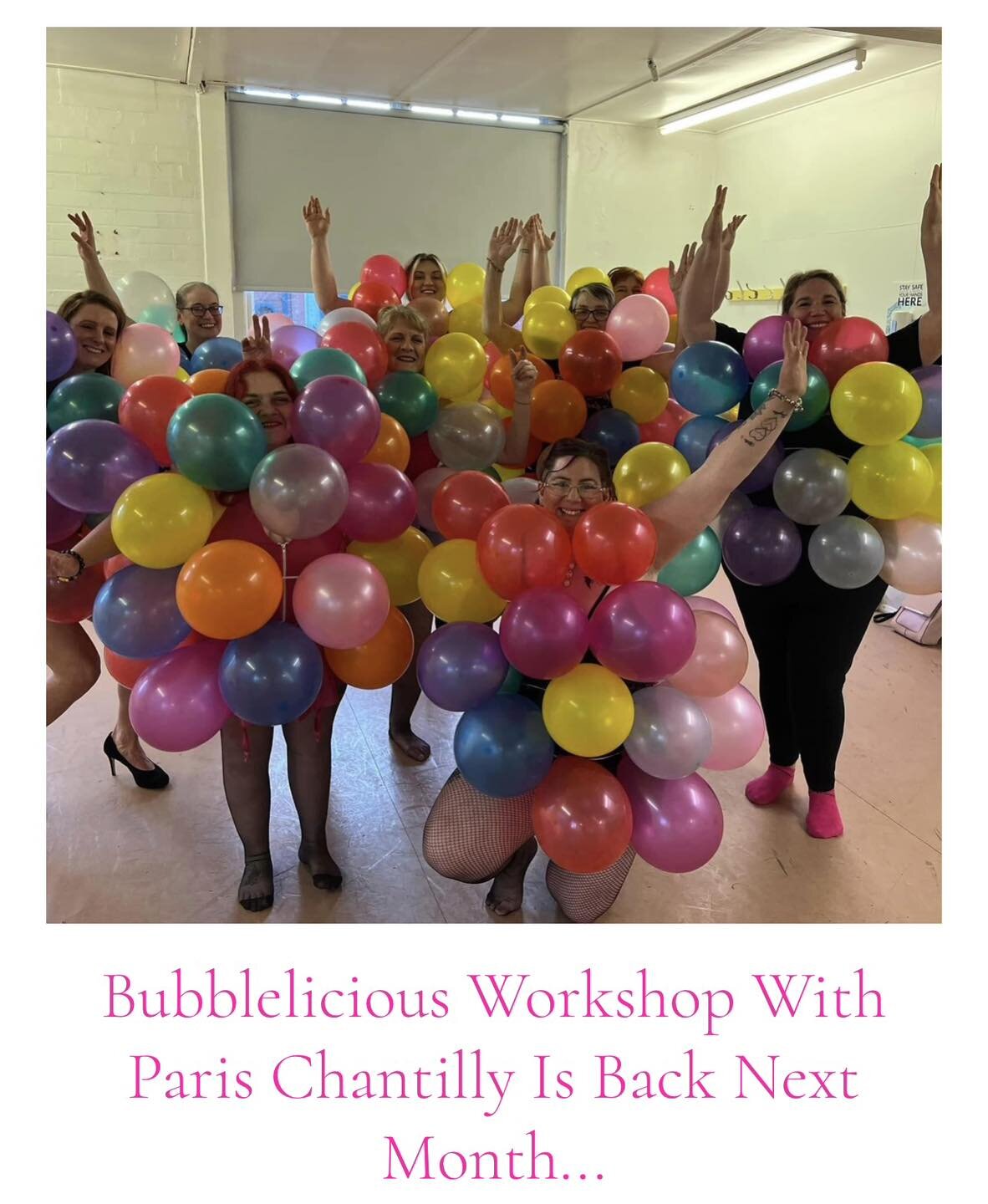 Bubblelicious Workshop With Paris Chantilly Is Back Next Month... 💖💕 

Our Balloon Workshops are running in March... Visit our website and find out how you can come and join us for a balloon-popping experience...
burlesquewithparis.co.uk/blog/2024/