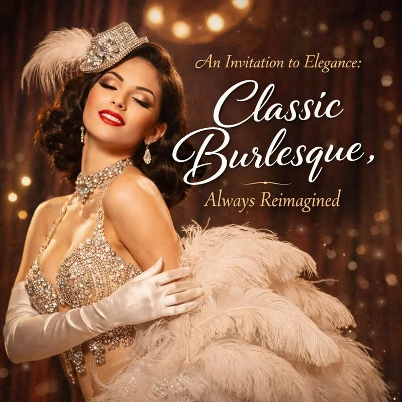 An Invitation to Elegance Classic Burlesque, Always Reimagined
