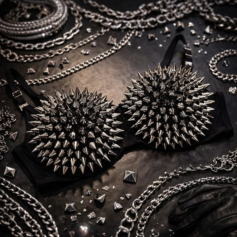 DIY Burlesque - How To Make A Spiky Punk Bra!