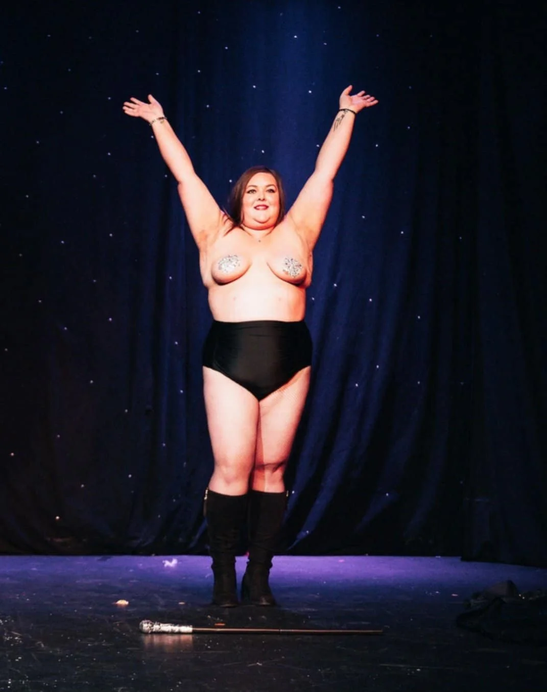 Student Views Divine Desire of Featherstone Follies 