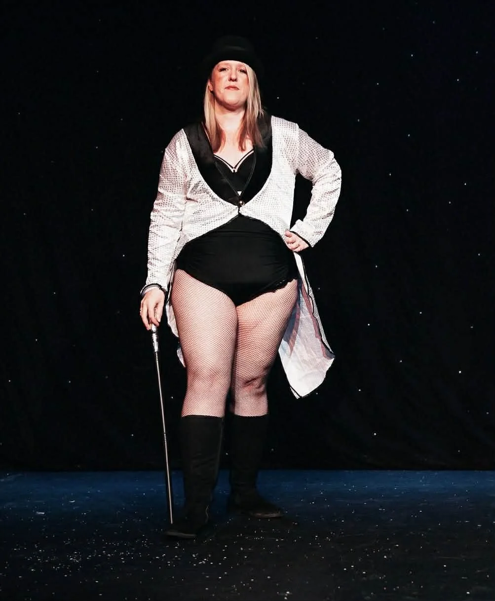 Student Views Cindy Galore of Featherstone Follies 