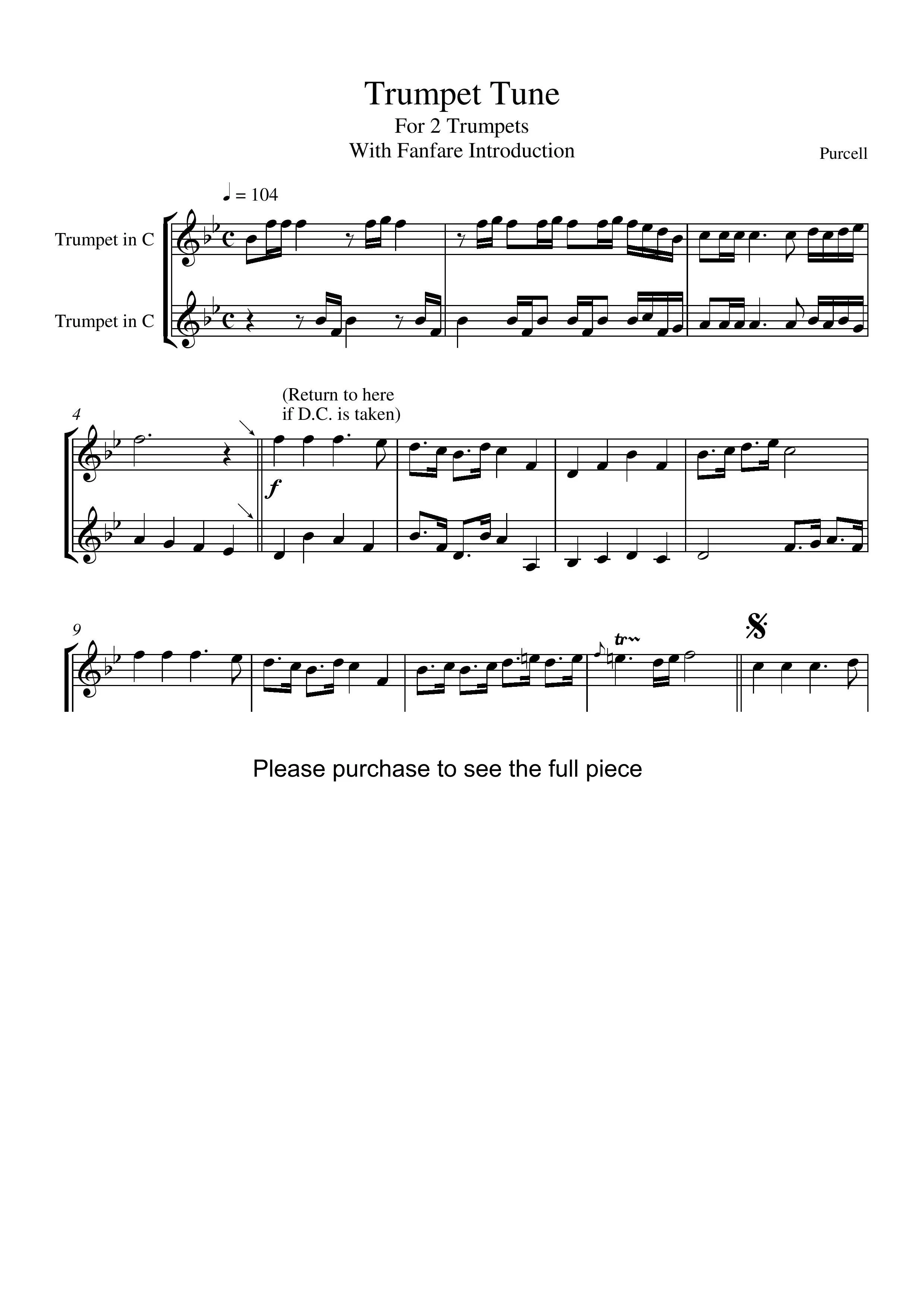 Purcell- Trumpet Tune for 2 Unaccompanied Trumpets.pdf
