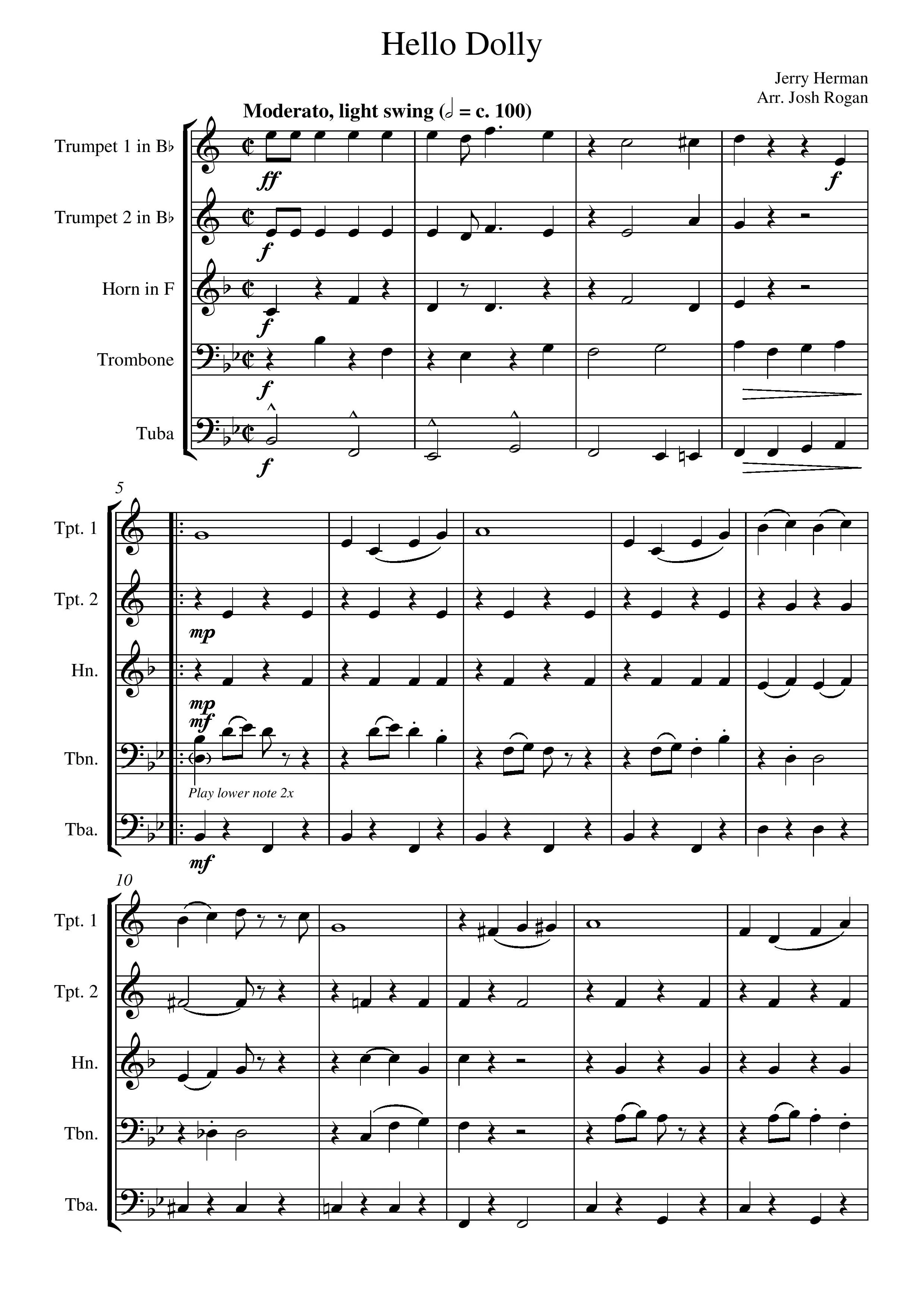 Hello Dolly, arr. Rogan- Score pg 1.jpg