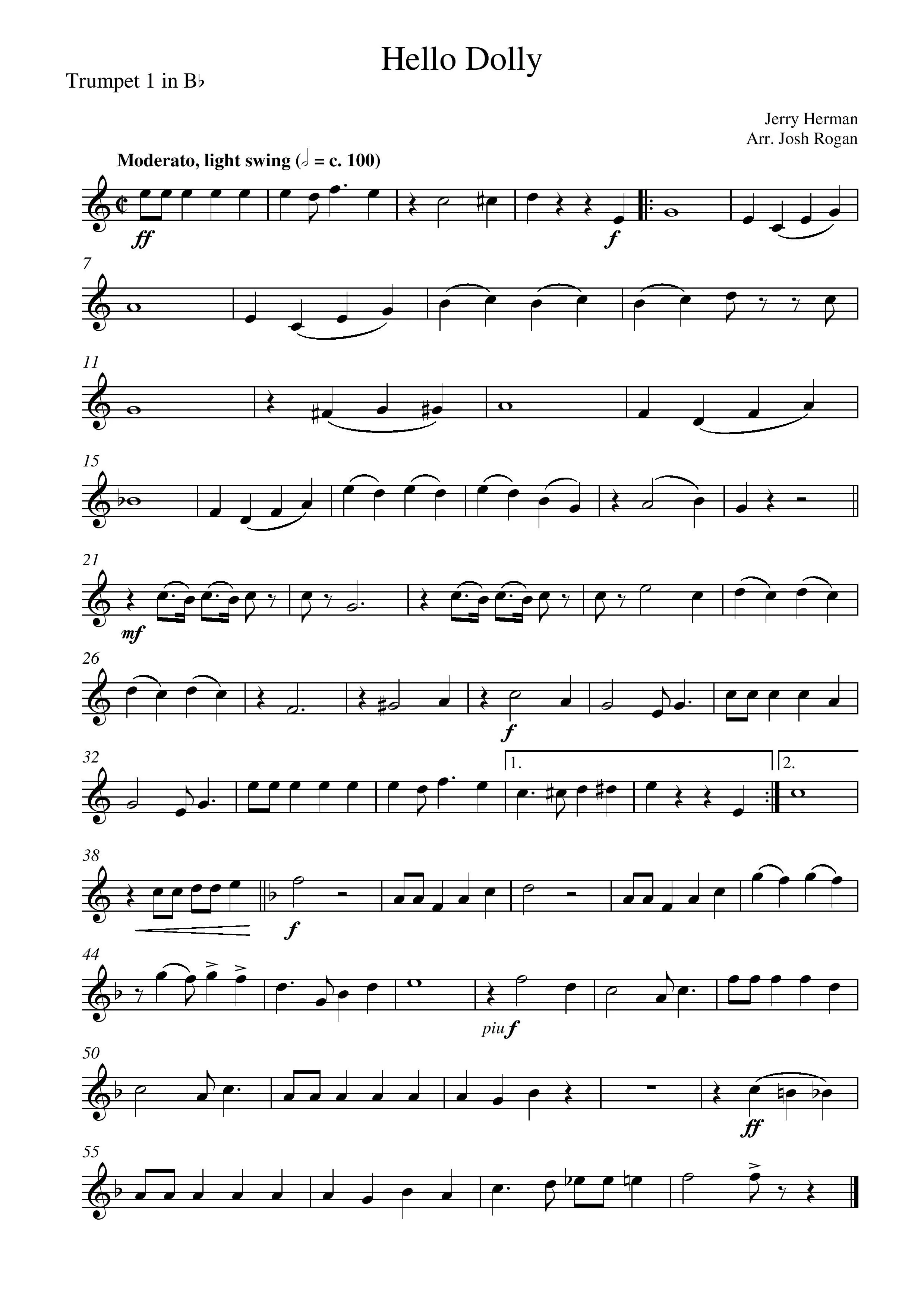 Hello Dolly, arr. Rogan- Trumpet 1.jpg