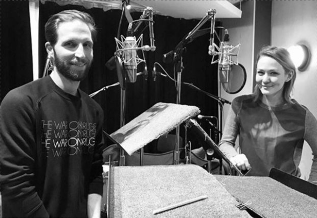 Blake DeLong and Louisa Krause record Winter Games, by Rachel Bonds