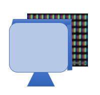 Color palette of your computer screen