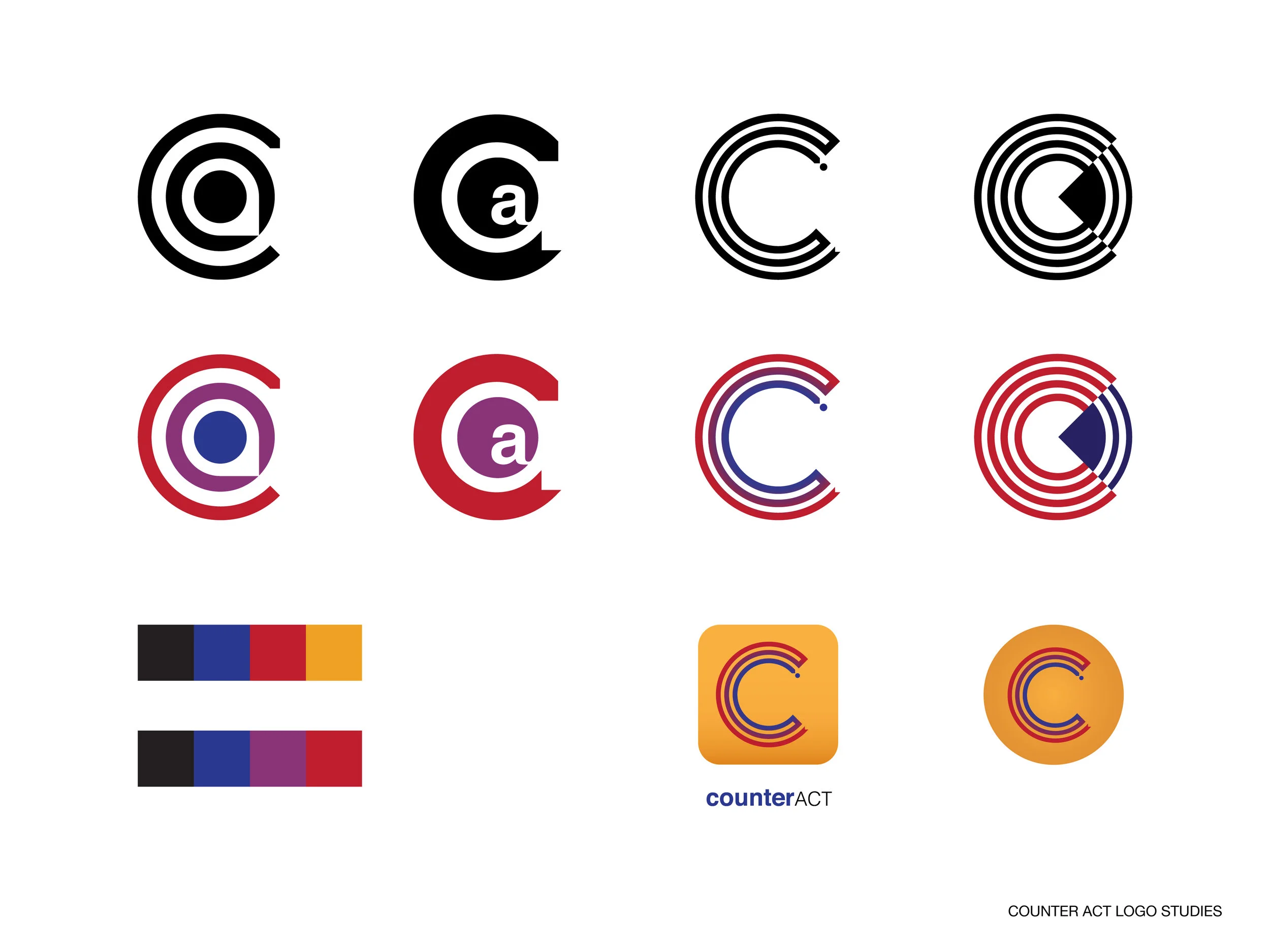 Counter Act Logo Studies