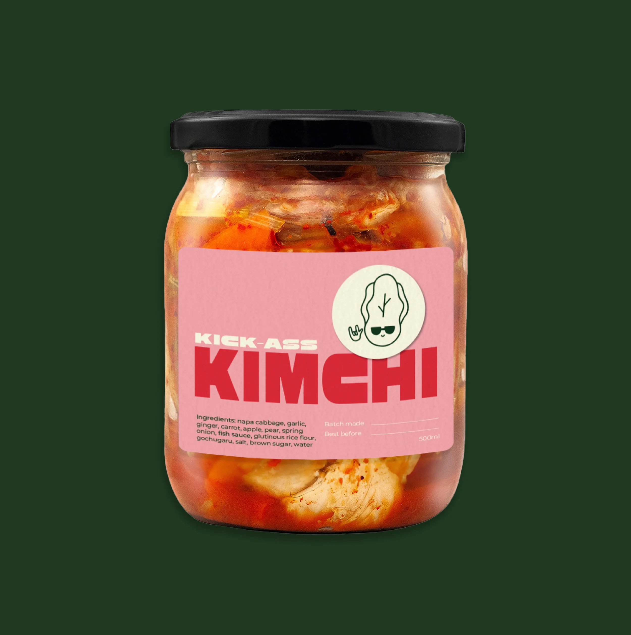 KICK-ASS KIMCHI — Sasha Wood - Graphic Design & Illustration