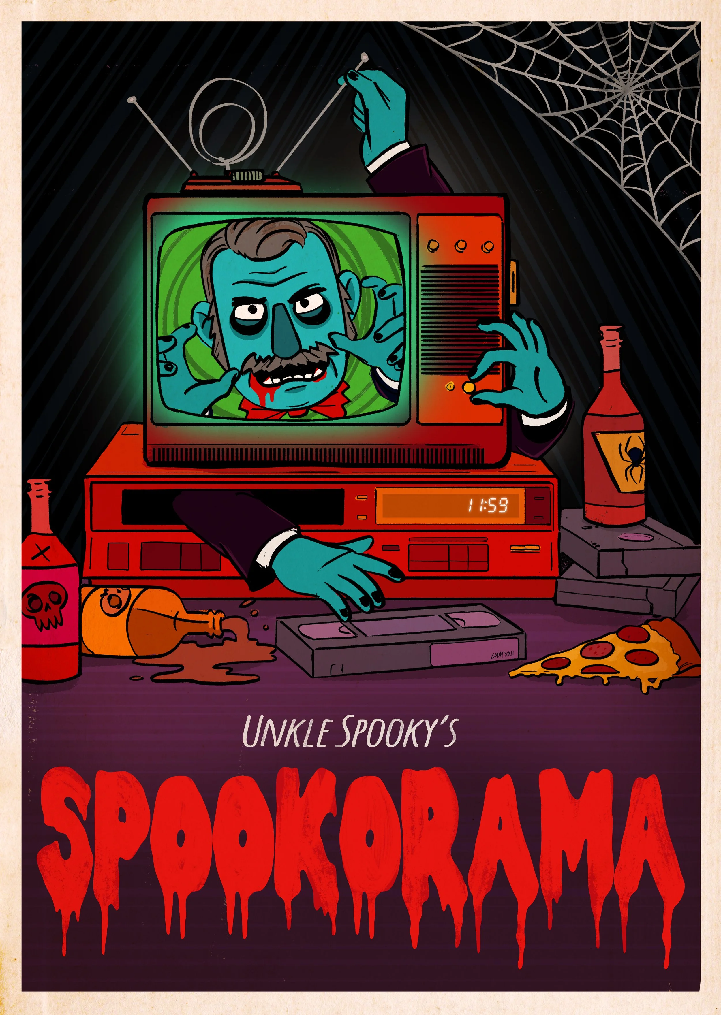 NYC horror host Unkle Spooky commission