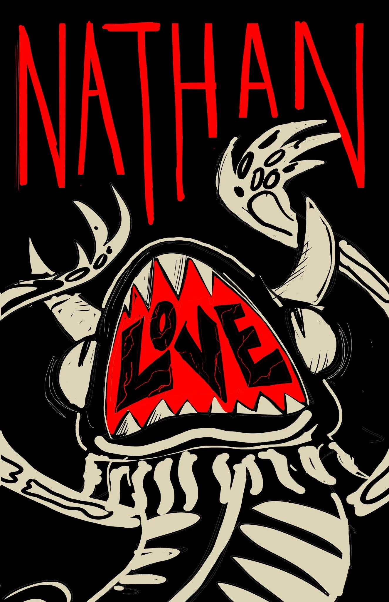 Promo sketch for design/animation studio "Nathan Love"