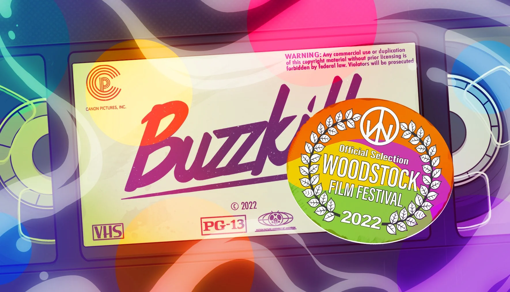 Buzzkill's "Woodstock Film Festival" acceptance promo