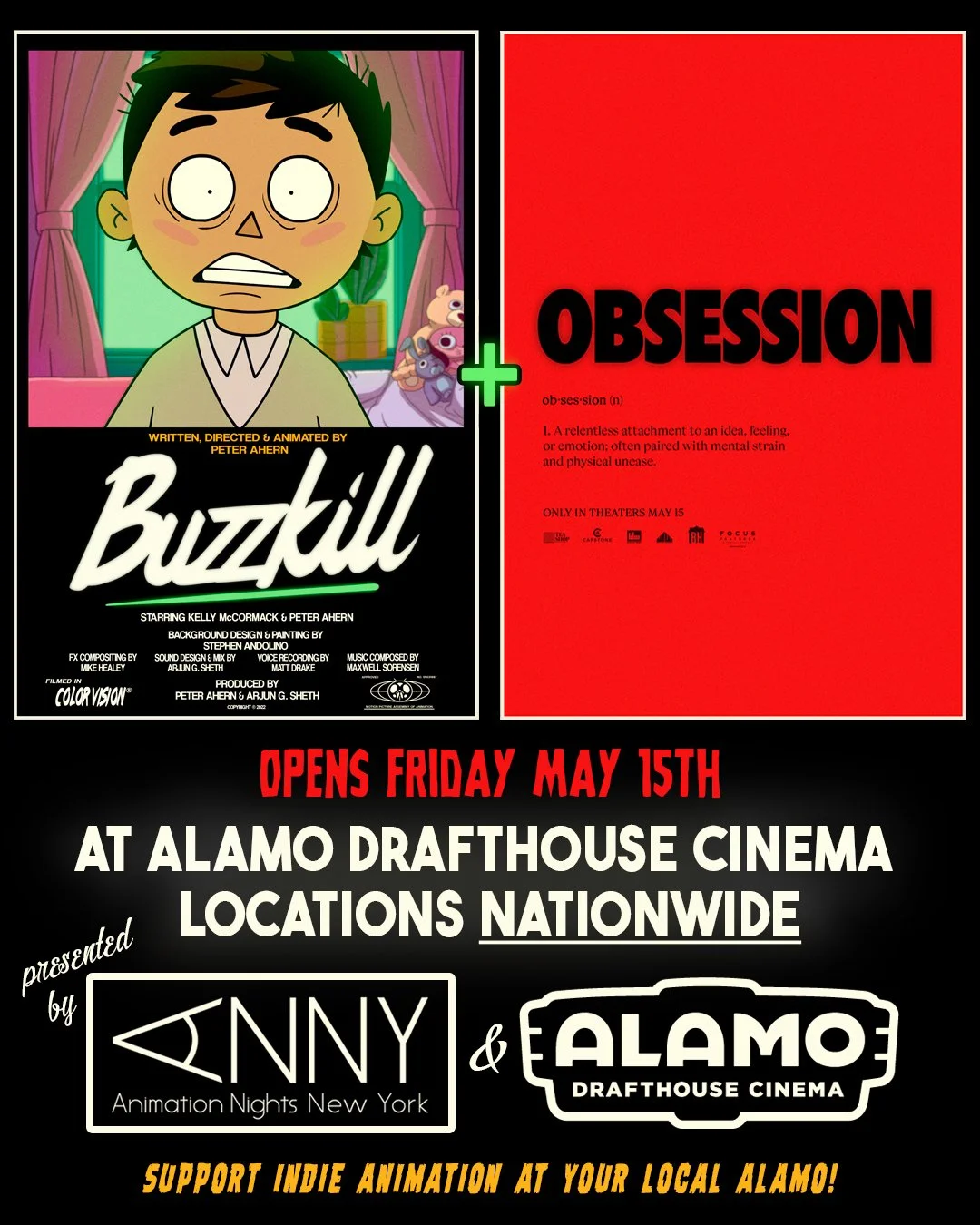Buzzkill + Obsession @ Alamo Drafthouse Cinemas