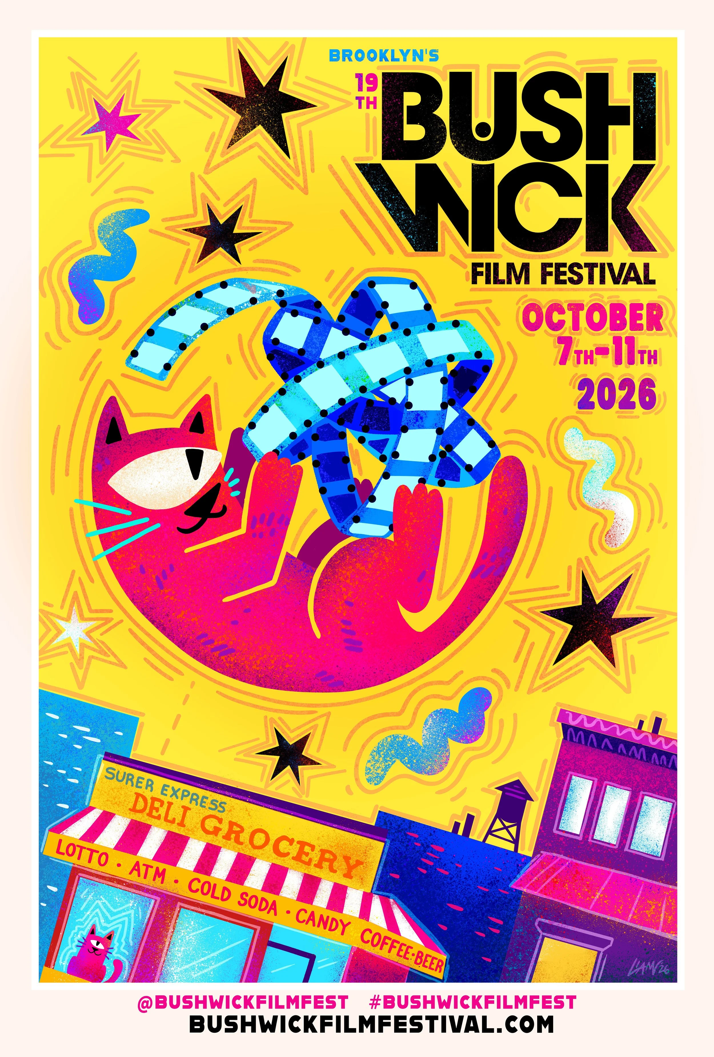 Bushwick Film Fest poster design