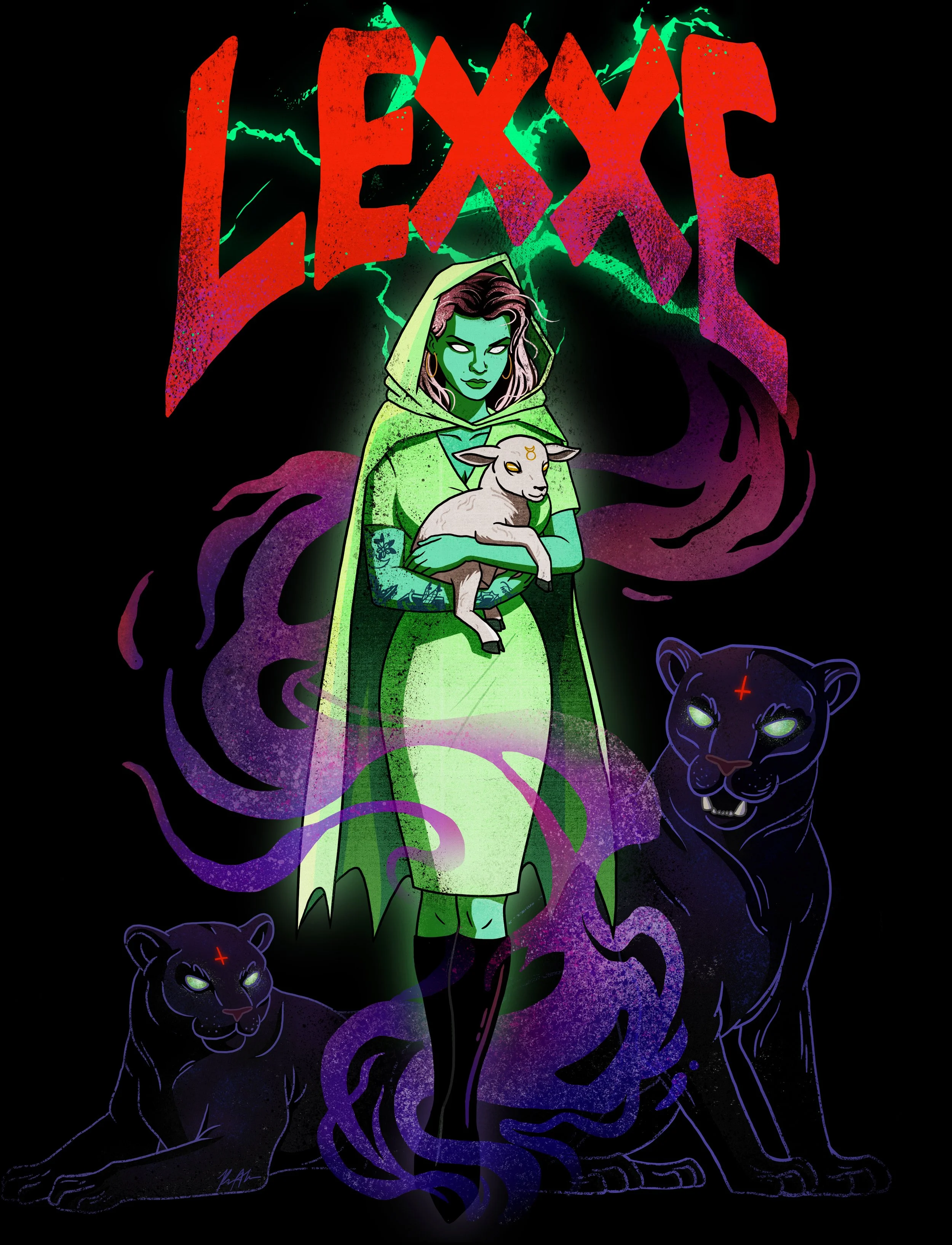 "LEXXE" illustration