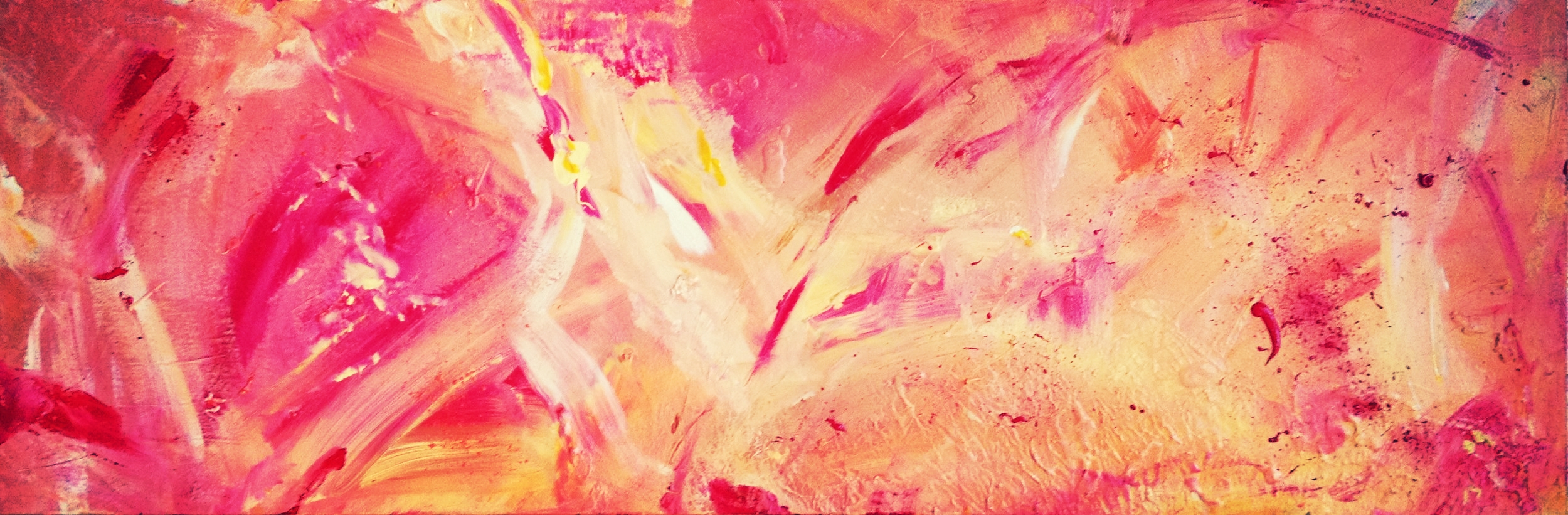 colores de sevilla | acrylic on canvas, 36x12" (2013)