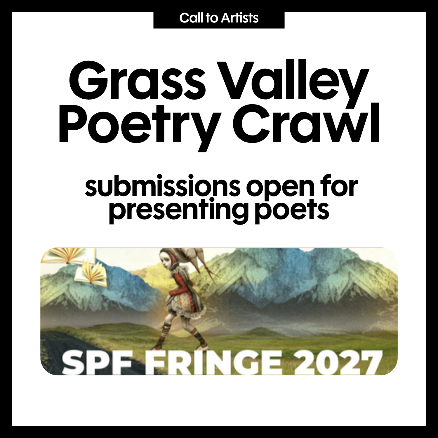 Open Call to Poets