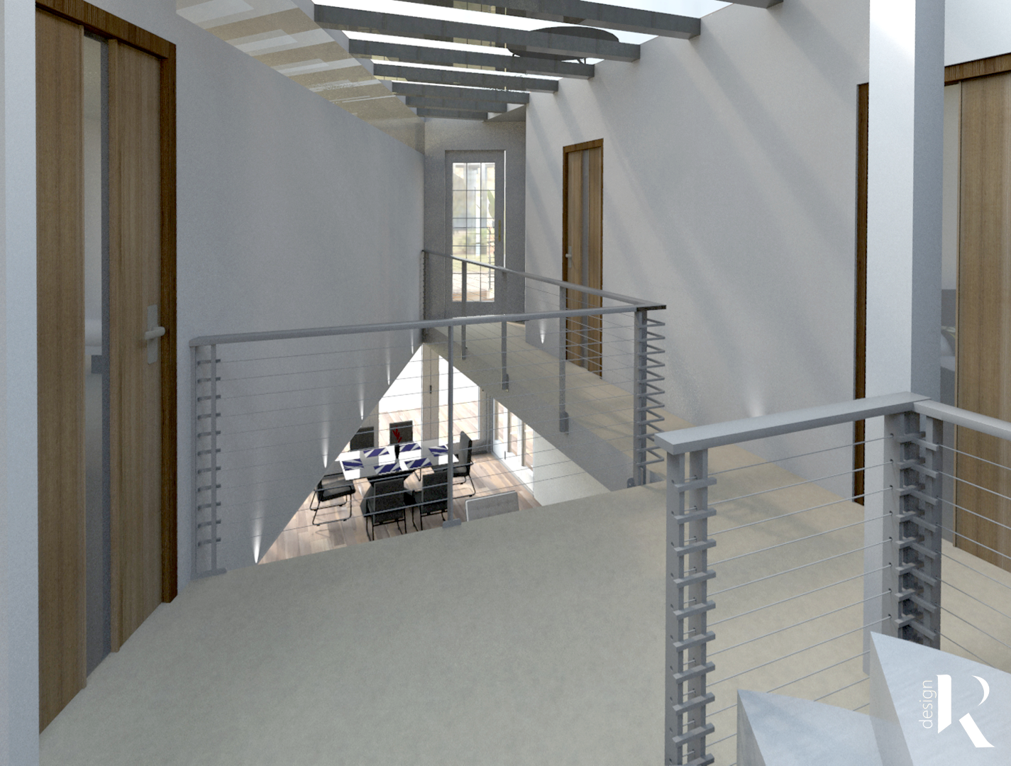 SHIPPING CONTAINER HOMESecond Floor with Living Spaces Below