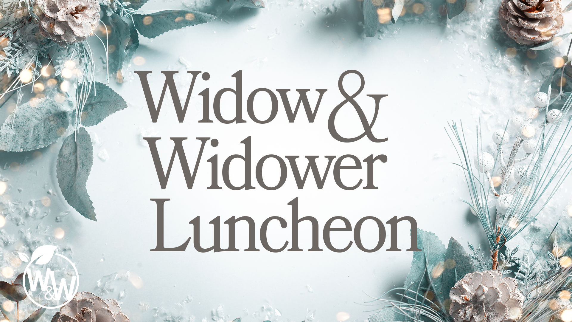 Widow &amp; Widower Lunch