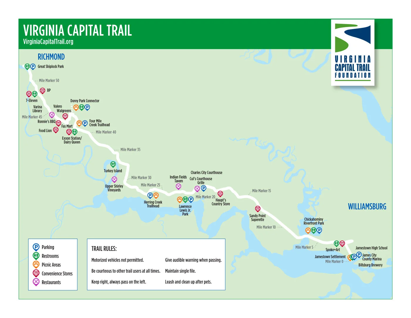 Printable Maps Virginia Capital Trail Foundation printable-maps-virginia-capital-trail-foundation
