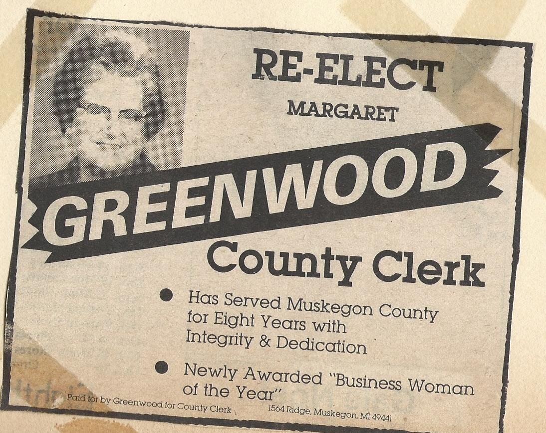 Reelect Margaret Greenwood County Clerk ad.jpg