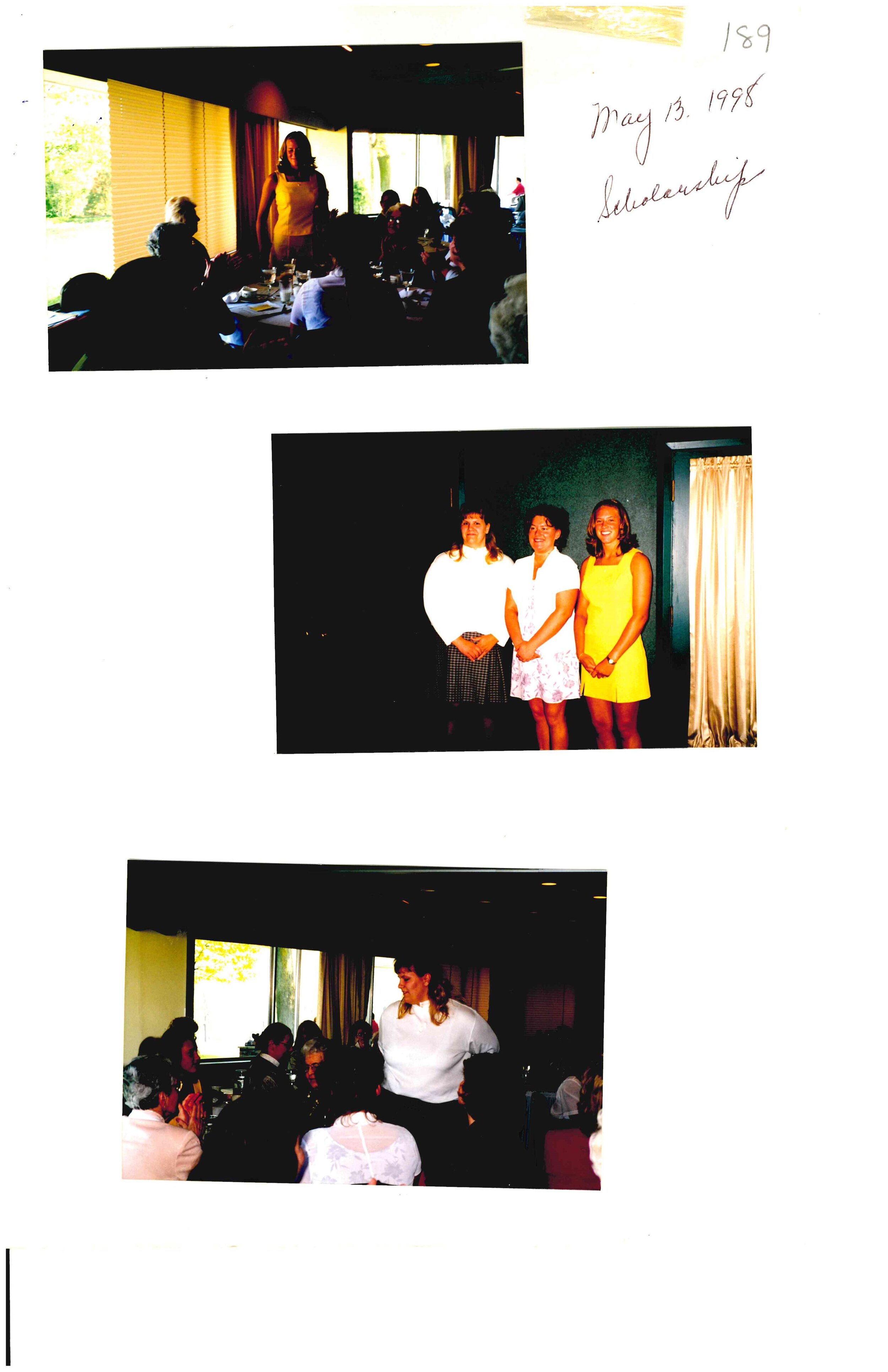 1998 Scholarship Awards