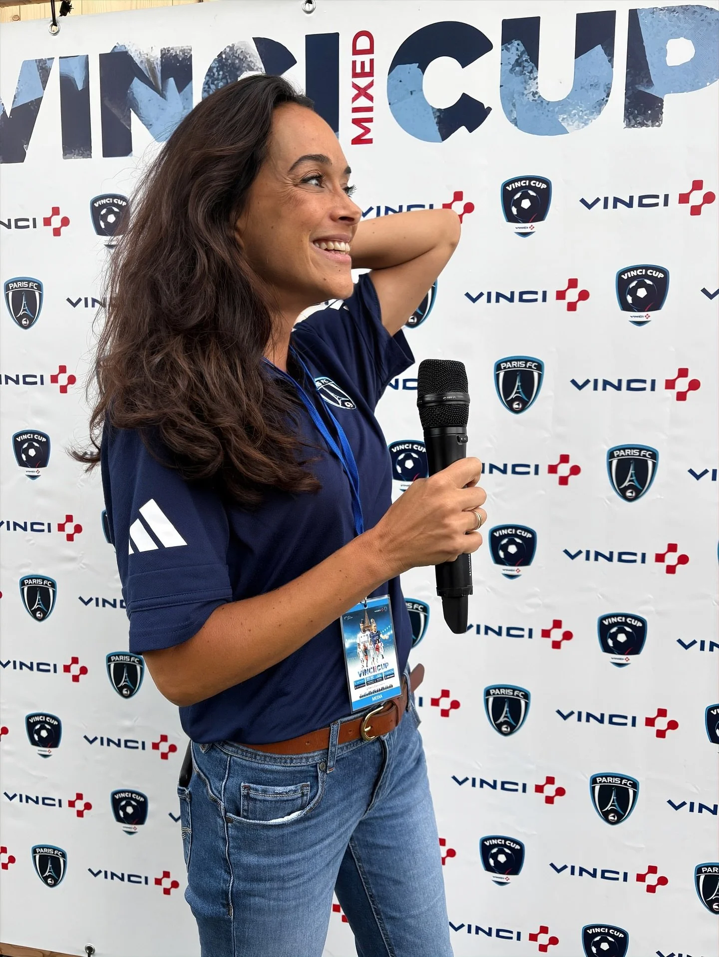 🎤 Merci pour cet incroyable &eacute;v&eacute;nement ⚽️ 🥅 bravo @keneo_sportexperiences @parisfc @vinci_mixed_cup @vinci.group