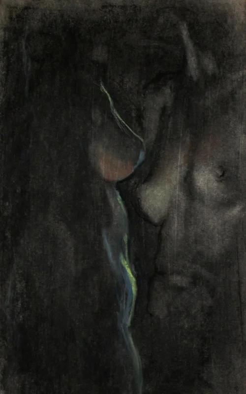 COMPRESSED CHARCOAL AND PASTEL QUICK STUDY