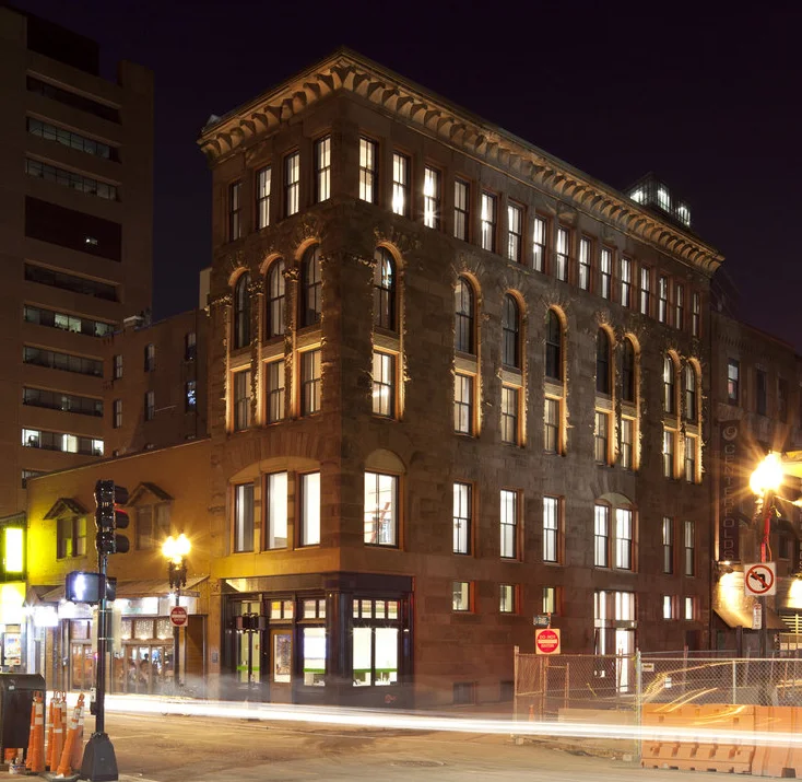 As a project won in 2009, ThoughtCraft’s renovation of the historic Hayden Building in Boston was a significant milestone in the firm’s history. It enabled the young design firm to showcase their innovative approach to historic preservation. (Photo: John Horner )