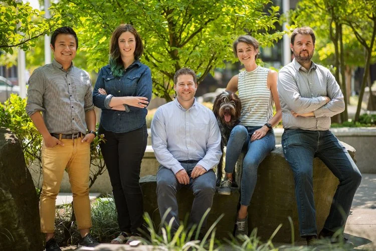 Propel Studio from Left to Right: Tuan Vu, Lara LaFontain, Nick Mira, Oak, Sam Sudy, Lucas Gray (Photo credit: Josh Partee)