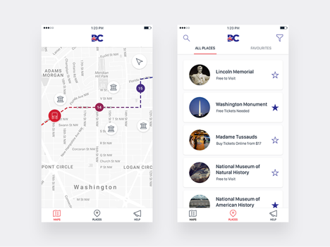 This is a Dribbble shot posted by Jamie Syke, the visual designer for this app. His great work on the visual design gave the released app its consistent, on-brand look and feel. I encourage you to read what he wrote about the project on Dribbble and give him likes and good comments!
