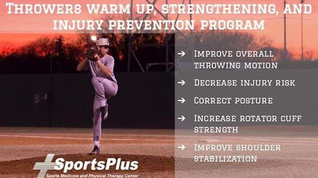 Antsy for summer?
NEW TO SPORTSPLUS - Throwing warm up, shoulder strengthening, and injury prevention program for baseball and softball teams. Trained and experienced staff will be available to help demonstrate.
Interested in starting this with your 