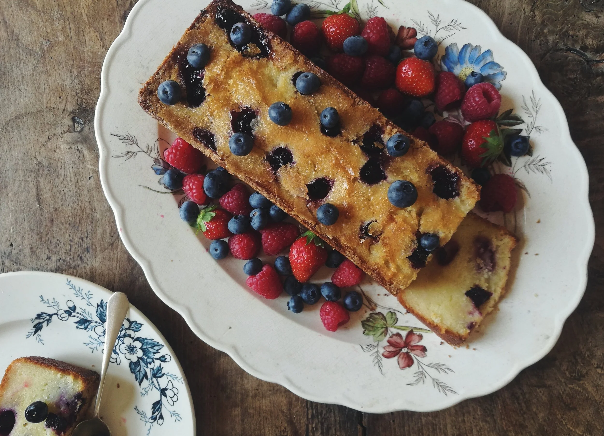 Cake Aux Myrtilles Citron Fleur D Oranger Miss Maggie S Kitchen