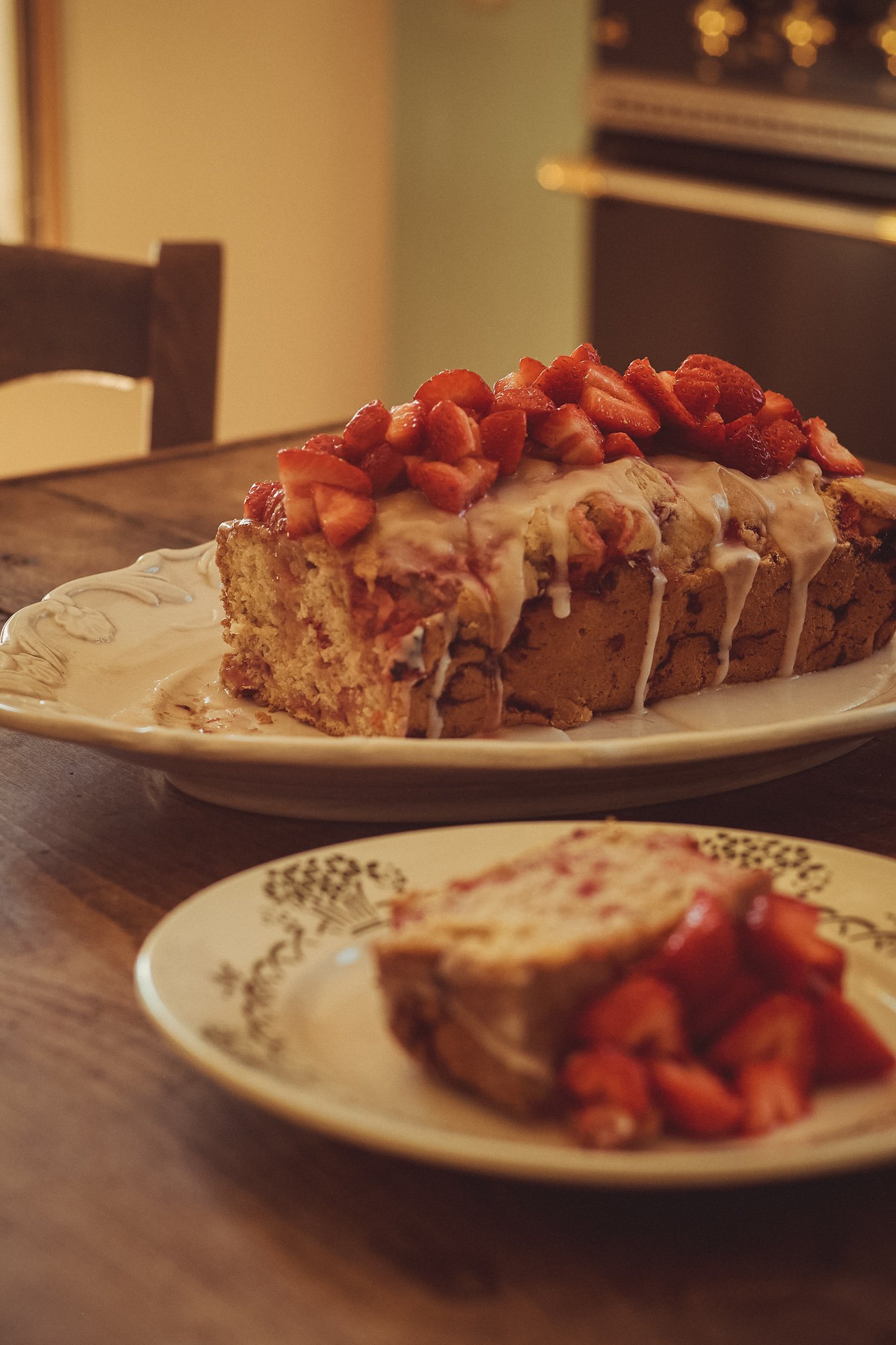 Cake aux fraises