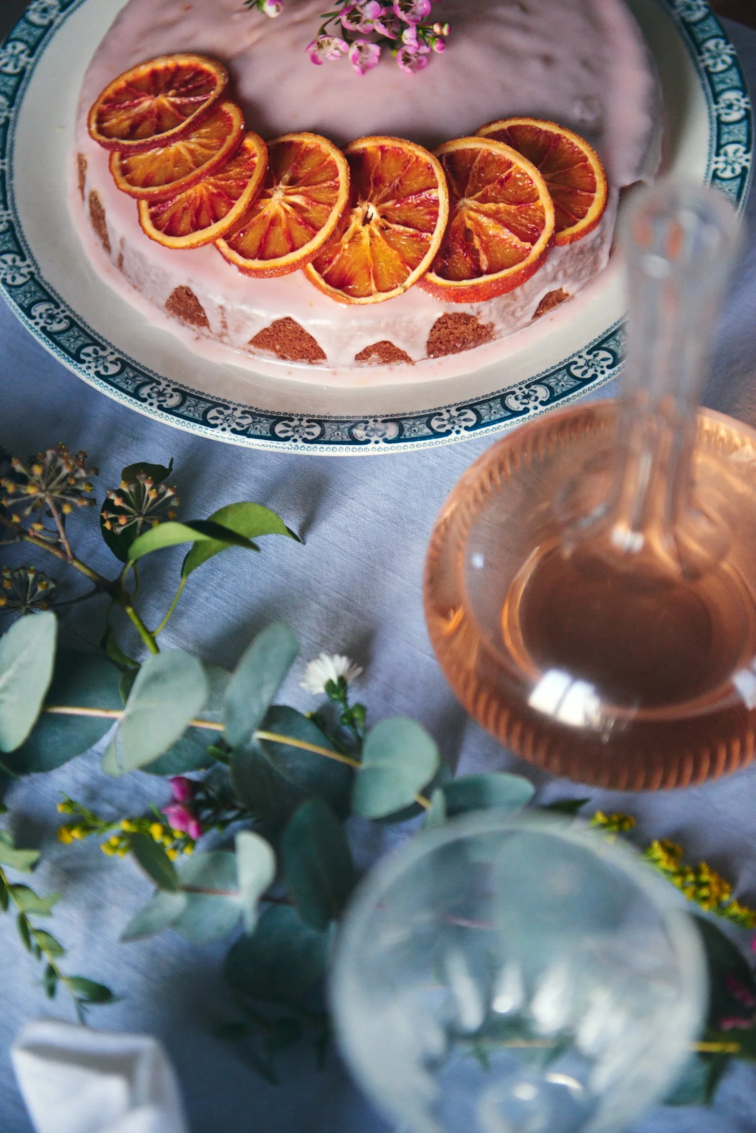 Gâteau à l’orange sanguine &amp; cardamome