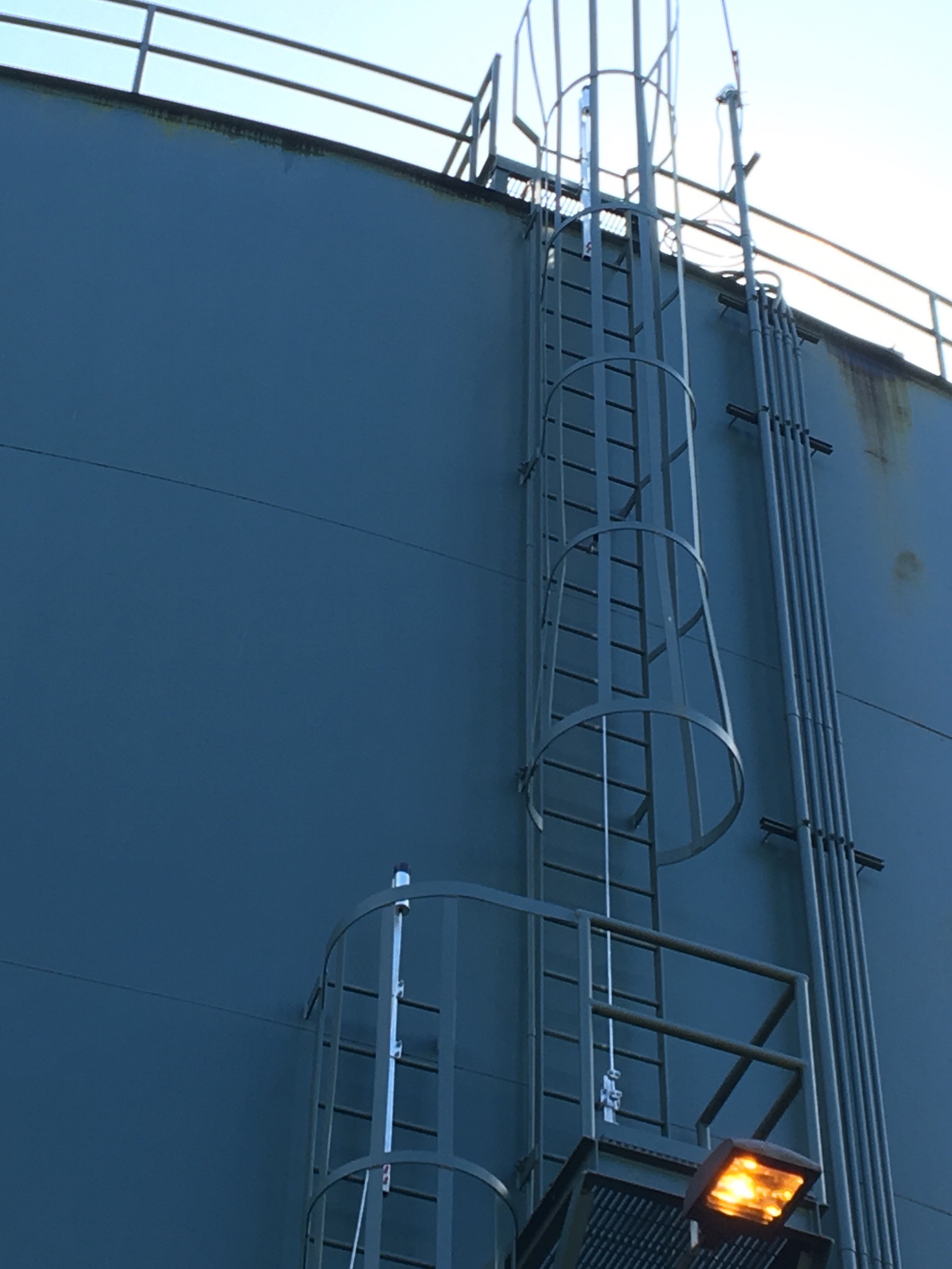  Vertical cable system; LAD-SAF system; ladder fall protection; fall protection for municipality 