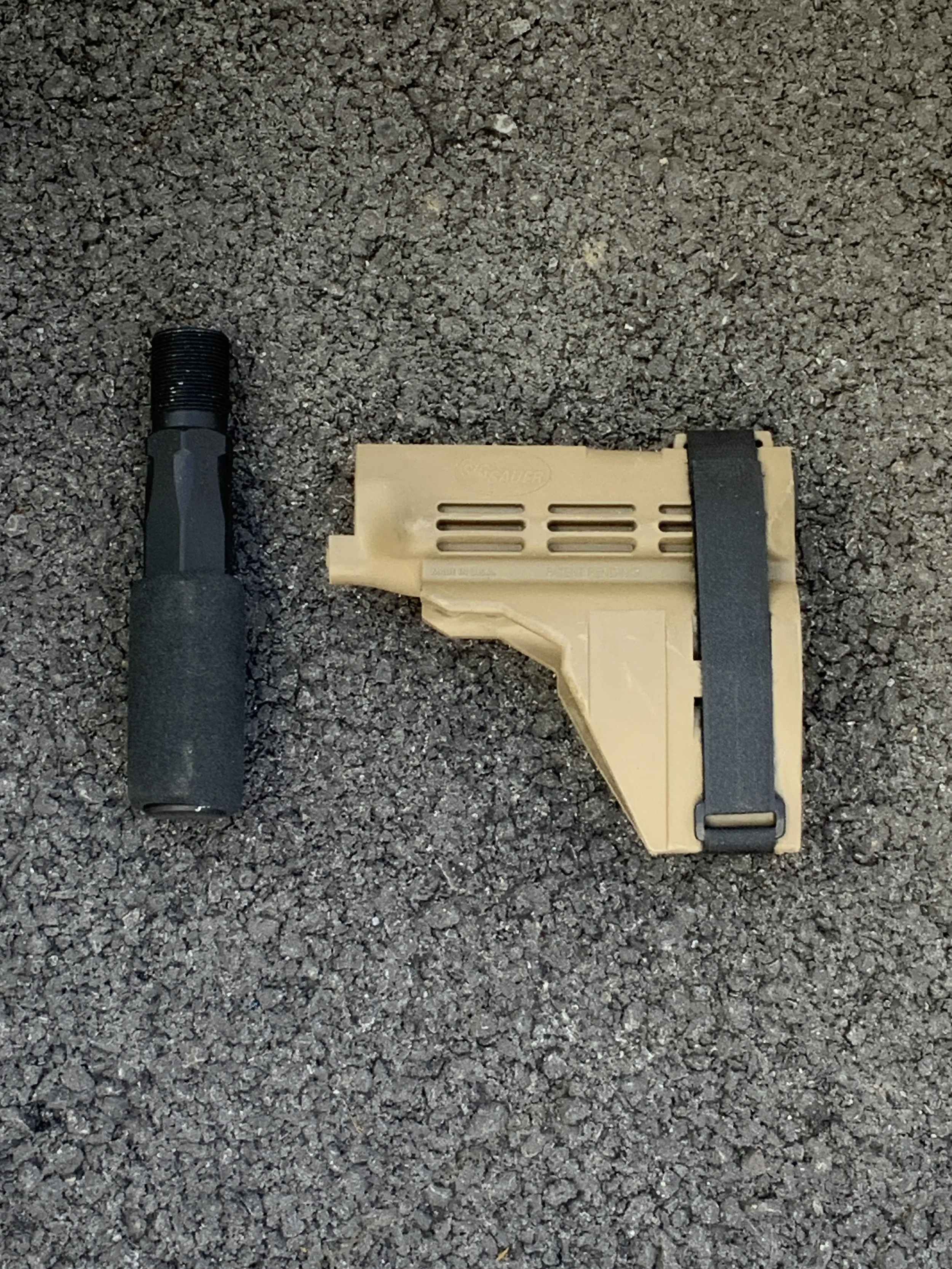 Used: Phase 5 hex pistol buffer and sig brace