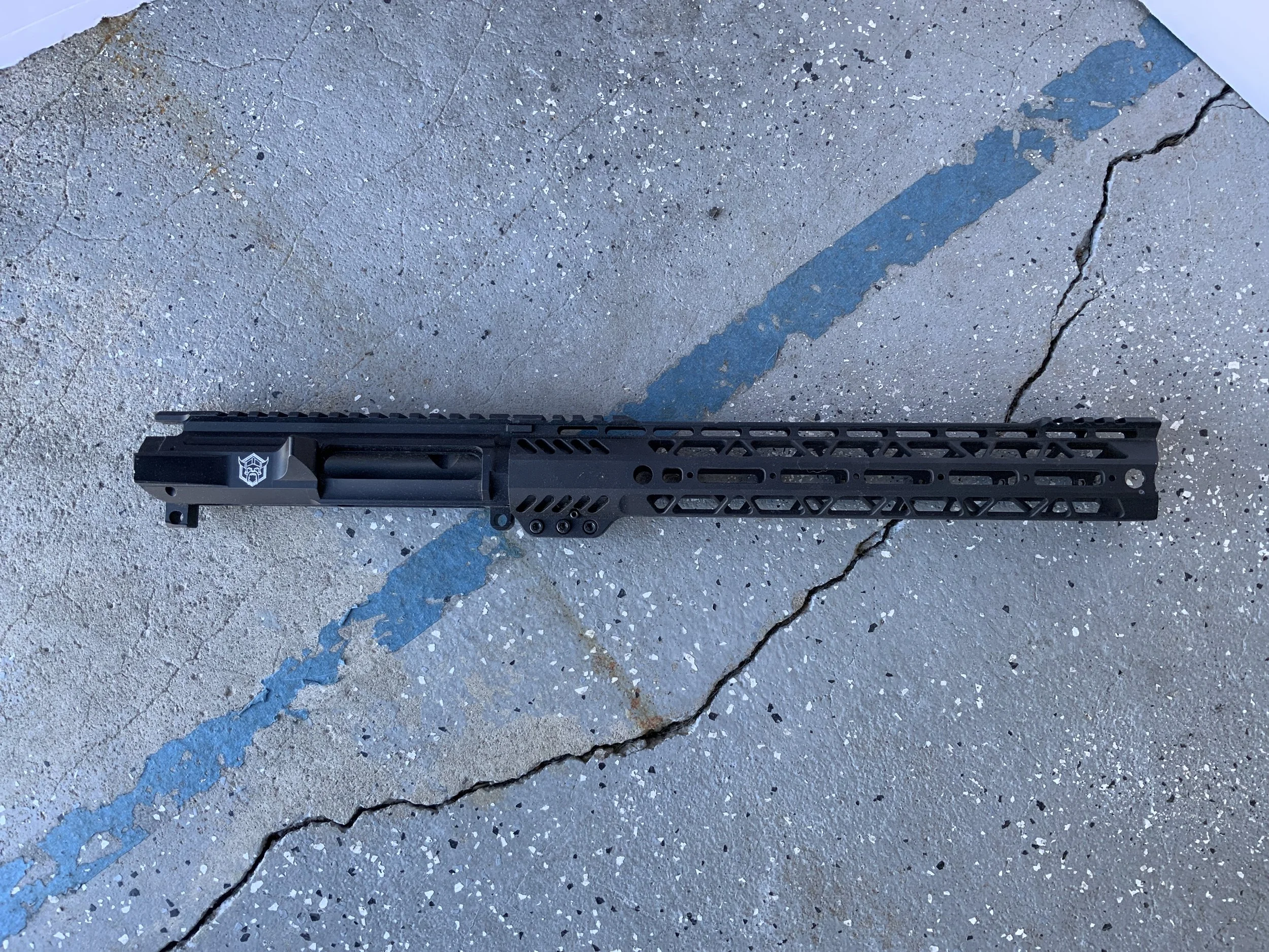 Forged upper receiver with pea 12.5” mlok rail
